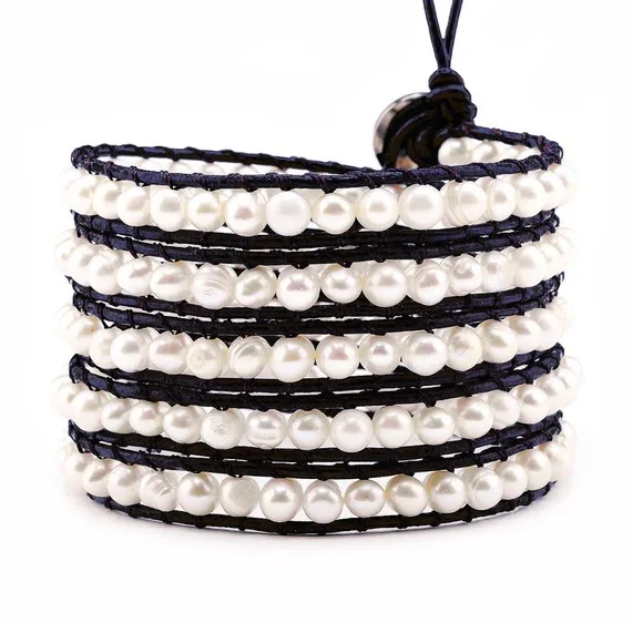 NWOT...Victoria Emerson Pearl Wrap Bracelet/Apple Watch band🌟 NWOT - Picture 1 of 3